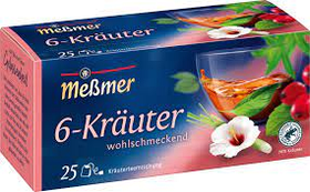 Чай Messmer 6 Krauter 25s 50 g