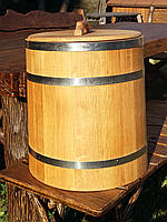 Дубова бочка для засолення 40 л неіржавка (кадка)