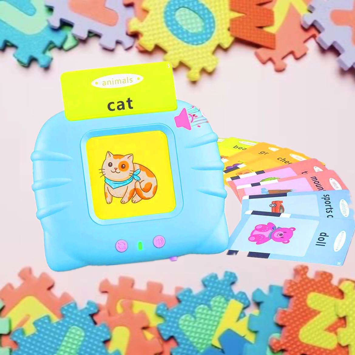 Навчальні картки 224 Trendzy Goods Монтессорі для вивчення англійської мови кишеньковий алфавіт