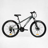 Спортивный алюминиевый велосипед Corso "Asper" 26 дюймов рама 13" LTWOO A2 21 скорость