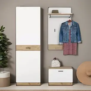 Передпокій модульний для коридору Dores Set 3 сучасний із шафою, фото 1