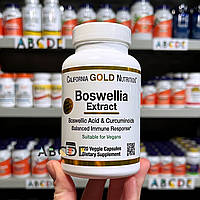 Босвелия и куркумин для суставов California Gold Nutrition, 120 капсул. Босвеллия.