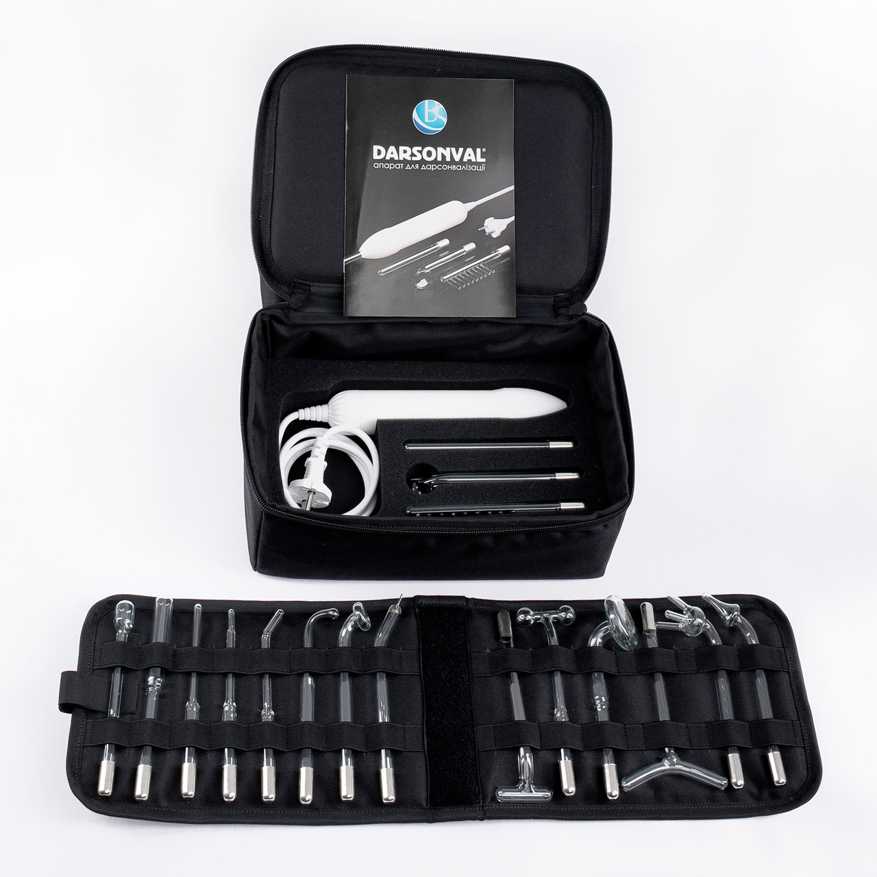 Дарсонваль BactoSfera DARSONVAL White з сумкою і набором електродів (17 шт), фото 1