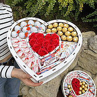 Сладкие боксы на день рождения, Подарок любимой девушке, Подарочные наборы сладостей, Подарки для жены