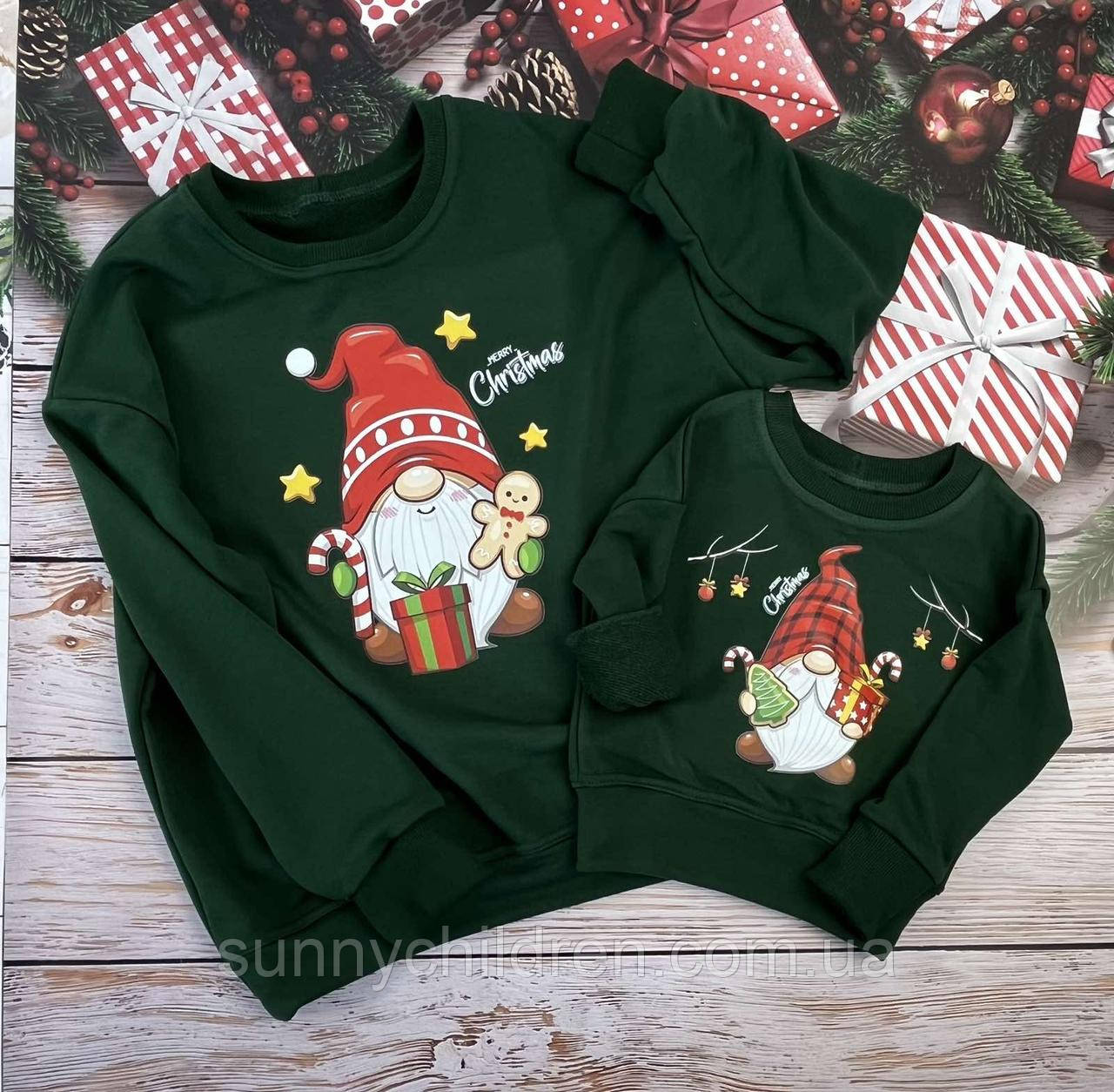 Світшот Новорічний гном Merry Christmas