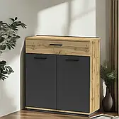 Комод для речей невеликий Berno 2 ММ Тумбочка для дому з шухлядами та дверцятами