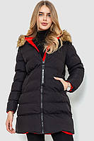 Куртка женская двусторонняя, цвет черно-красный, размер M, 129R818-555