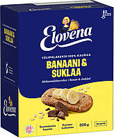 Галеты из овса ELOVENA банан и шоколад 300г, (6шт/ящ)