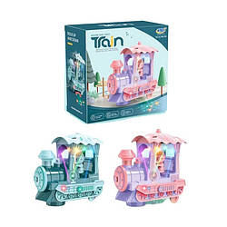 169-164 GC Паротяг, світло, звук, їздить, на батарейках, у коробці