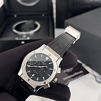 Часы наручные для мужчин Hublot 5828 Classic Fusion Silver-Black