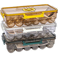 Пластиковый контейнер для хранения яиц на 18 штук в холодильнике 915-8008