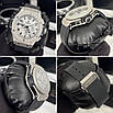 Модний чоловічий наручний годинник Hublot Big Bang MateSilver-Black-Grey, фото 7