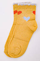 Хлопковые детские носки, горчичного цвета, размер 3-4 года, 167R601-1