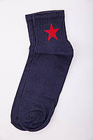 Женские носки, темно-синего цвета с принтом, размер 36-40, 167R404