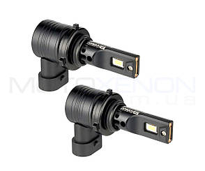 Світлодіодні LED лед лампи S3 PRO цоколь HB4 (9006), світло 6000К, 50Вт, компактні як галогенка, з вентилятором, фото 1