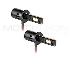 Світлодіодні LED лед лампи S3 PRO цоколь H3, світло 6000К, 50Вт, компактні та потужні мінілампи в протитуманки, фото 5
