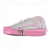 Пенал м'який YES TP-24 ''Sneakers with sequins' pink