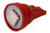 Светодиодная лампа AllLight T10 1 диод 5050 W2,1x9,5d 12V 0,45w RED