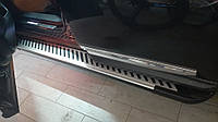 Боковые подножки Line (2 шт, алюминий) для Nissan Pathfinder R52 2012-2021 гг