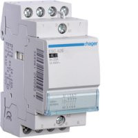 Контактор Hager ESC427, 230В/25A 2Н.ПРО+2Н.З