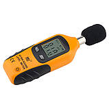 HT-80A цифровий шумовий тестер високої чіткості, вимірювач шуму 40-130 дБ, фото 3