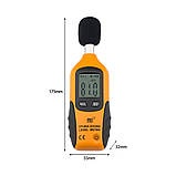 HT-80A цифровий шумовий тестер високої чіткості, вимірювач шуму 40-130 дБ, фото 7