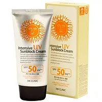 3W Clinic Intensive UV Sunblock Cream SPF50/PA+++ солнцезащитный крем 70 мл