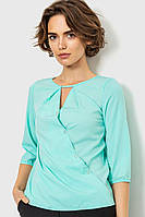 Блуза однотонная, цвет мятный, размер S, 230R90