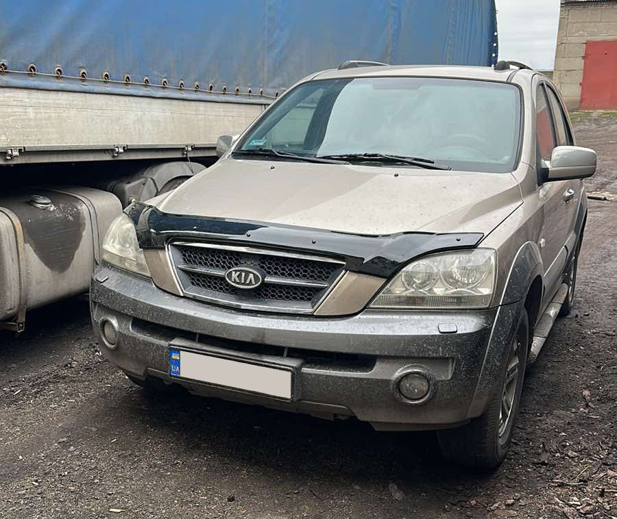 Дефлектор капота (EuroCap) для Kia Sorento 2002-2009 рр