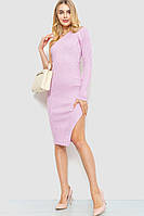 Платье вязаное, цвет светло-розовый, размер S-M, 204R174