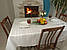 Білий столовий набір Скатертина і серветки, фото 5
