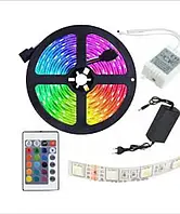 Світлодіодна стрічка - новорічна гірлянда з пультом ДУ довжиною 5 метрів