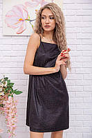 Мини-платье на бретелях, черного цвета, размер S, 115R0464