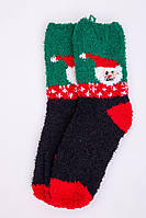 Новорічні жіночі шкарпетки, чорно-зеленого кольору, розмір 37-40, 151R2327