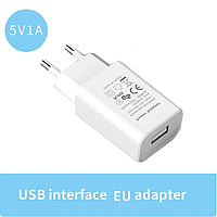 Сетевое зарядное устройство USB 1A зарядный блок зарядка для телефона WED80