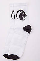 Женские белые носки, с принтом, 167R520-5, размер 36-40, 151R520-5