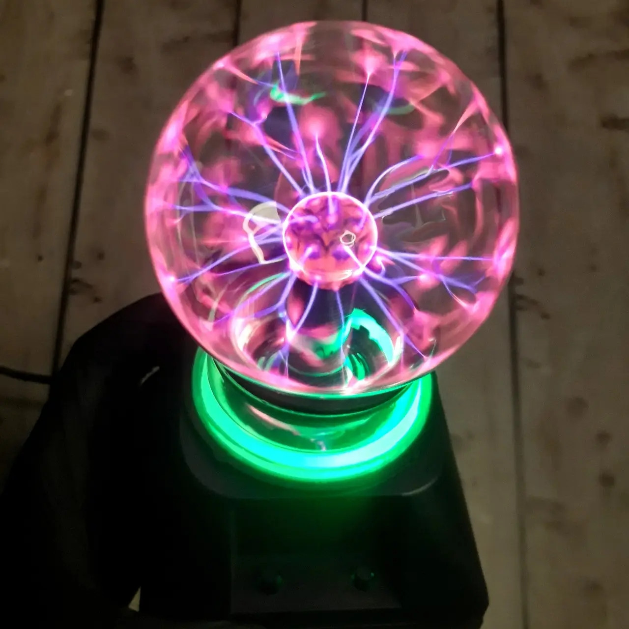 Плазменный шар Тесла 12.5 см ночник светильник Plasma Light Magic Flash Ball (Оригиналные фото) - фото 1 - id-p2035397857