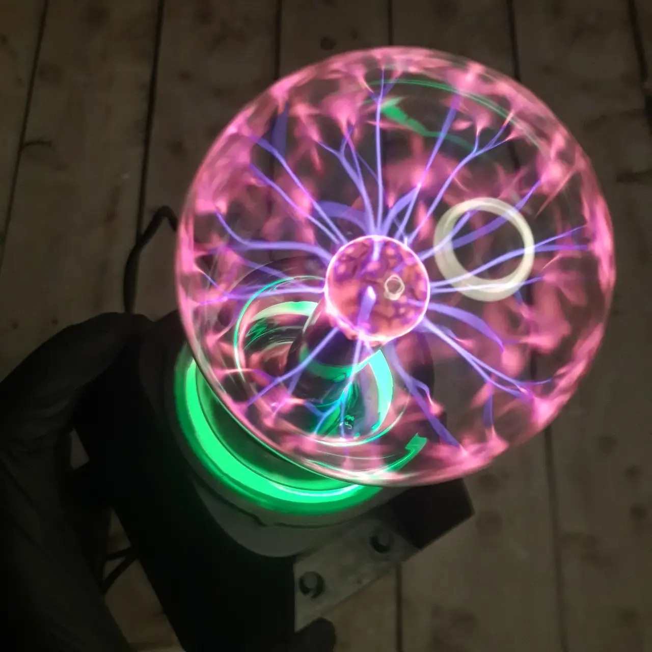 Плазменный шар Тесла 12.5 см ночник светильник Plasma Light Magic Flash Ball (Оригиналные фото) - фото 3 - id-p2035397857