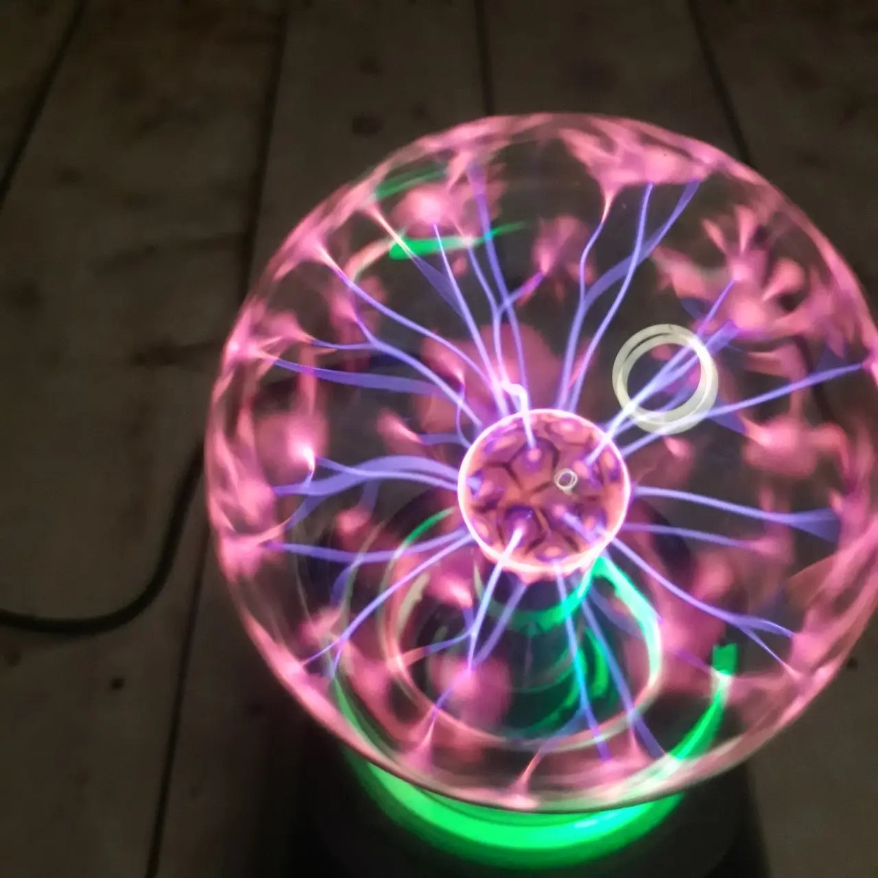Плазменный шар Тесла 12.5 см ночник светильник Plasma Light Magic Flash Ball (Оригиналные фото) - фото 5 - id-p2035397857