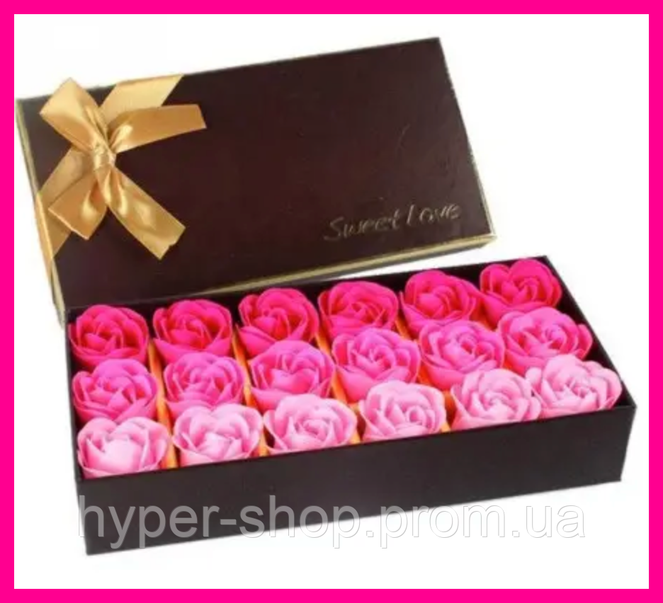 Мило ручної роботи троянда вид трояндочок, троянди з ароматного мила ручної роботи, подарункові бокси для жінок