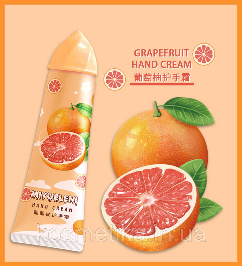 Зволожувальний крем для рук Miyueleni hand cream (Грейпфрут)