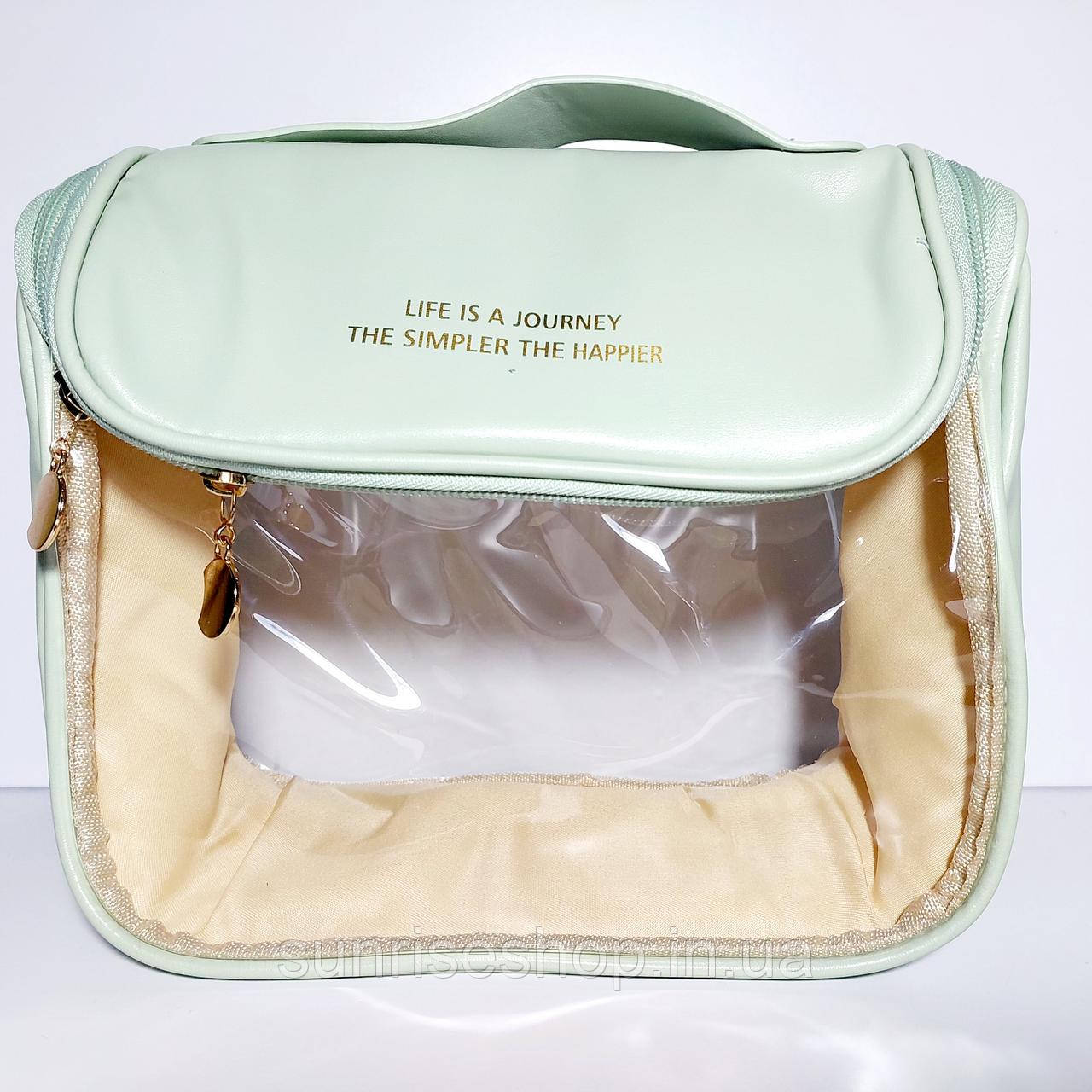 Косметичка несесер прозора дорожня