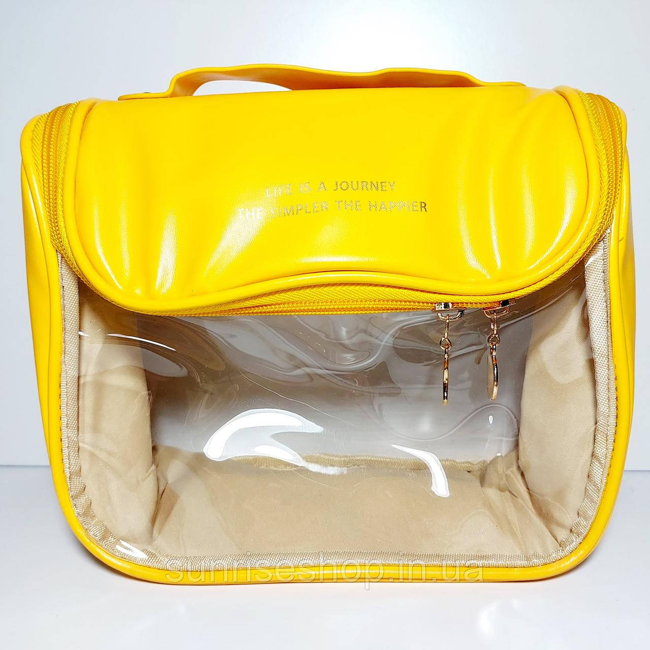 Косметичка несесер прозора дорожня