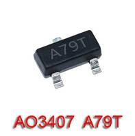 Транзистор AO3407 (A79T) MOSFET (30В 5.3А P-Сhannel) SOT23