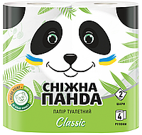 Туалетная бумага Сніжна панда Classic 4шт