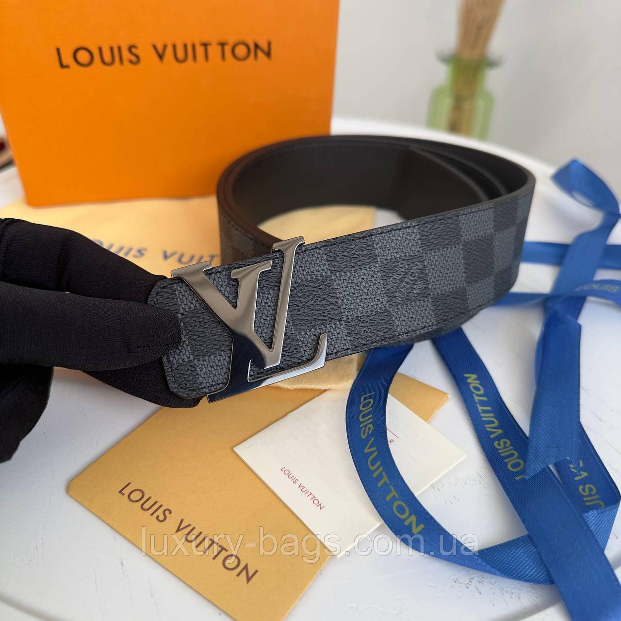 Чудовий ремінь Louis Vuitton 1:1 (люкс якість)