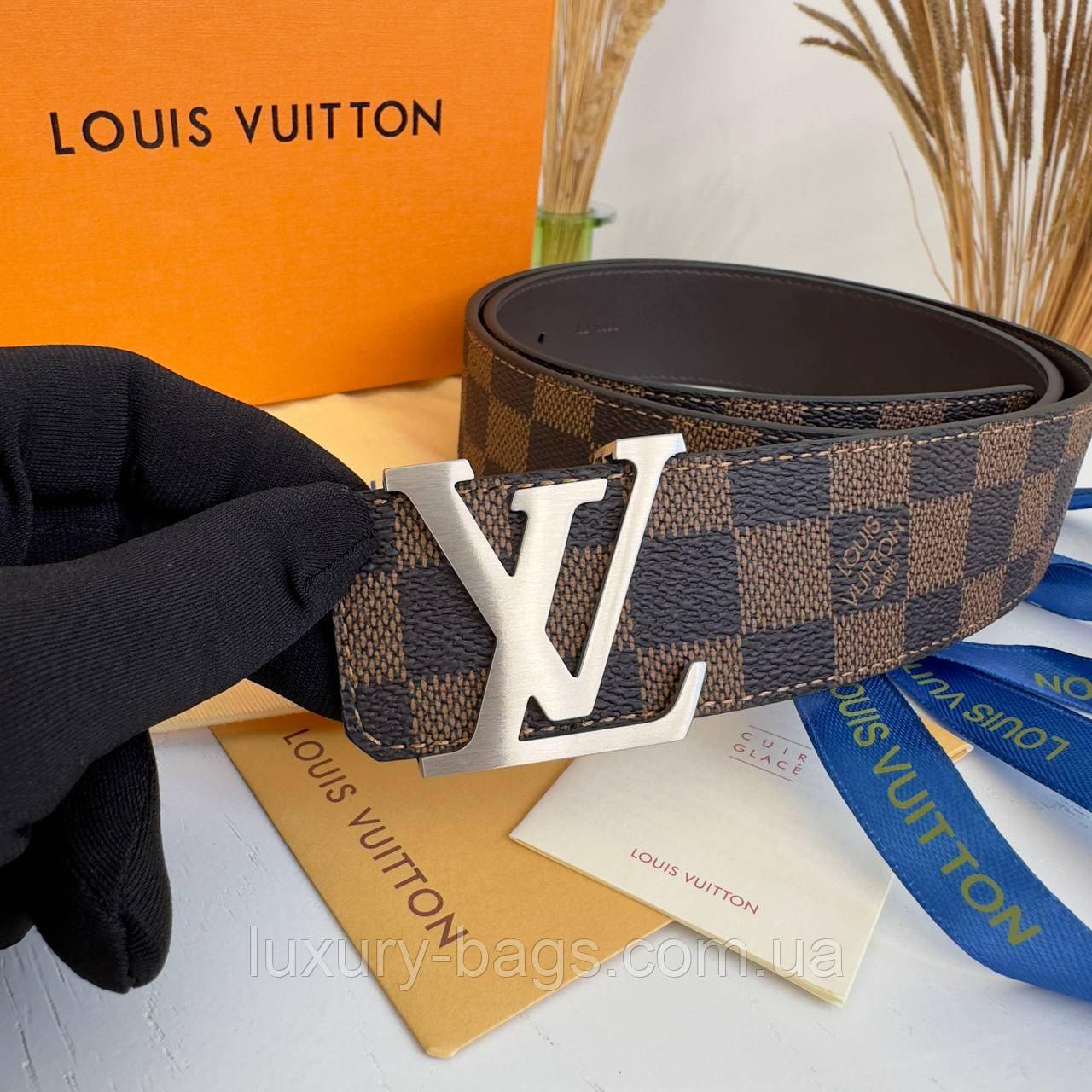 Чудовий ремінь Louis Vuitton 1:1 (люкс якість), фото 1