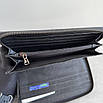 Якісне портмоне H.T Leather з тисненням під крокодила, фото 3