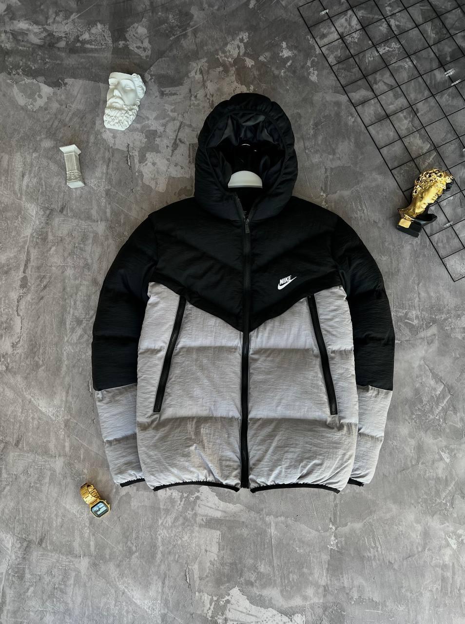 Чоловіча зимова куртка Nike M1749 сіра XL, XXL