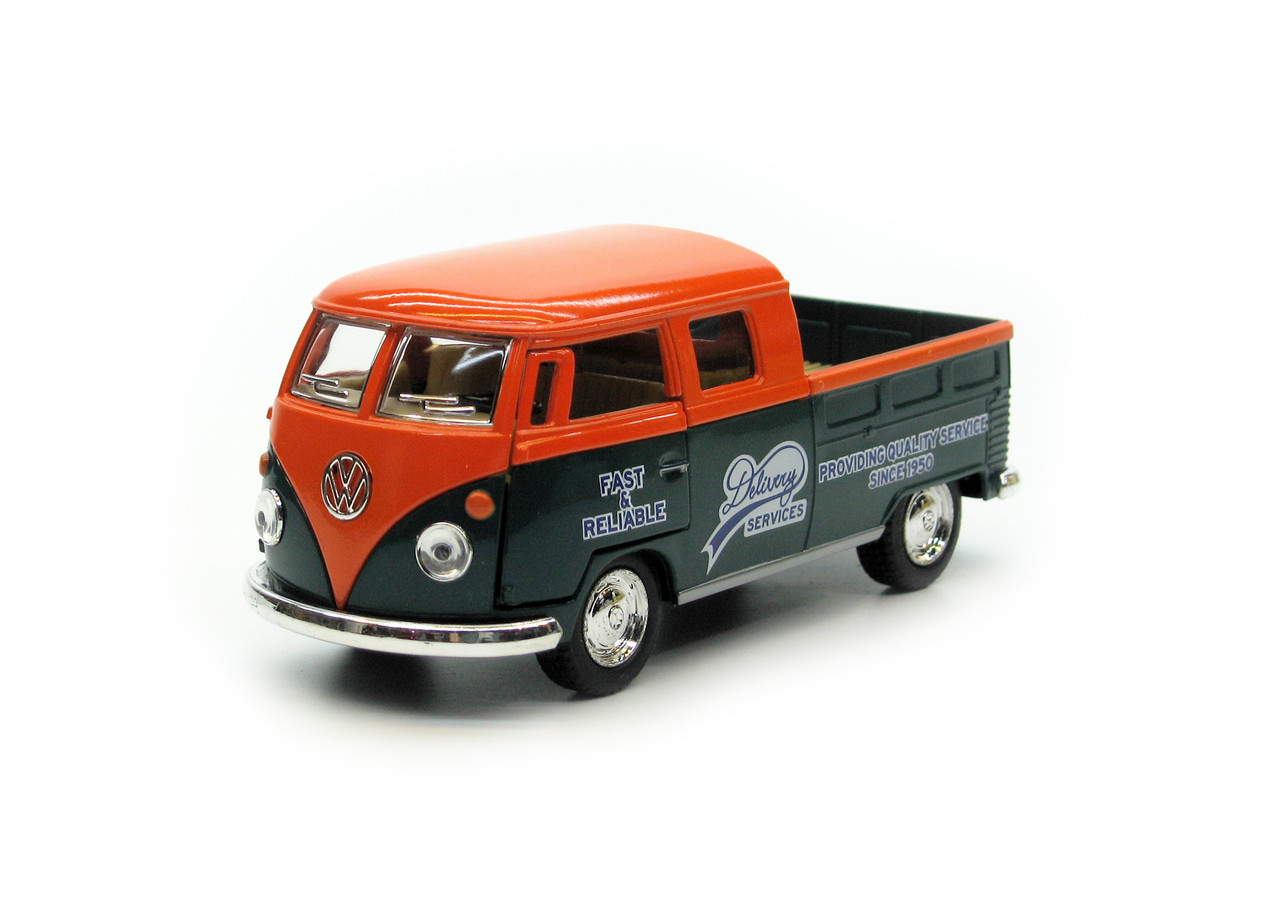 Машина металева KT5396W Volkswagen Bus Double Cab Pickup (Delivery) 1963, фото 1